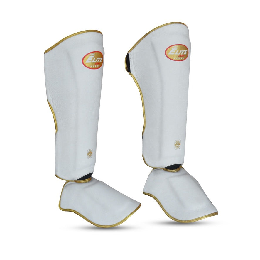 Coban White Shin Guards - Premium Protection
