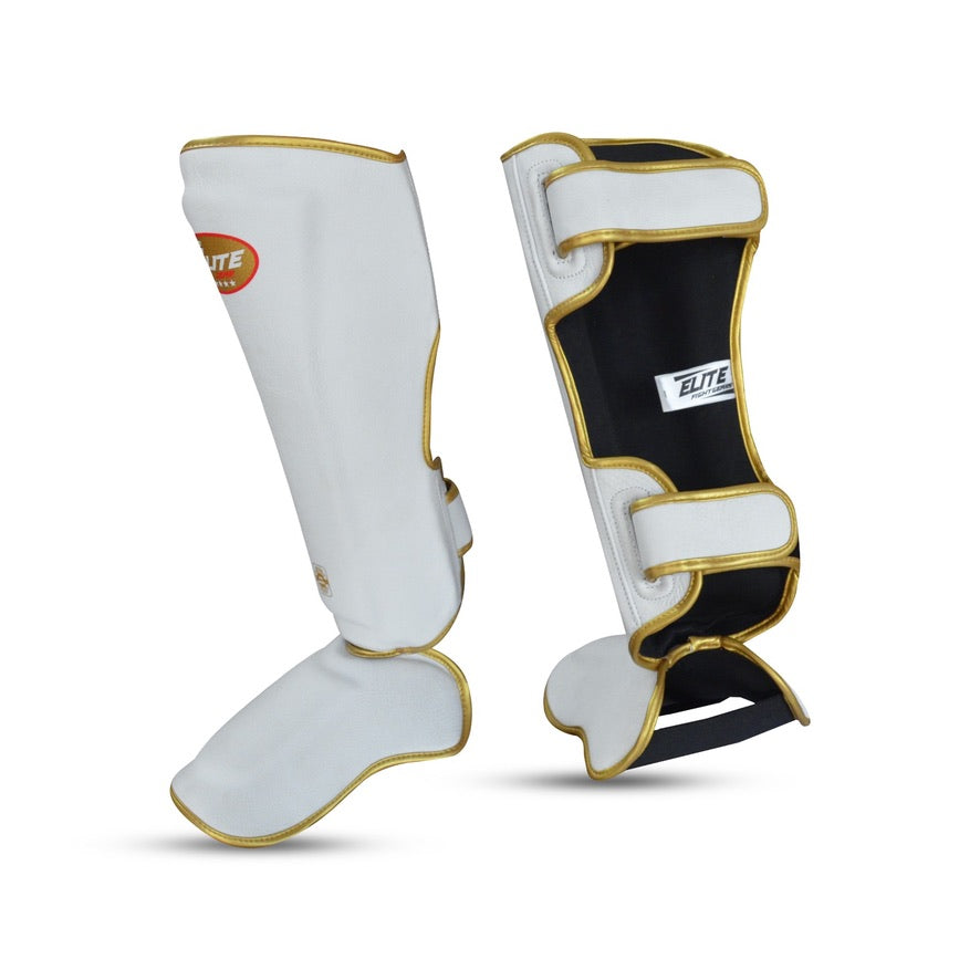 Coban White Shin Guards - Premium Protection