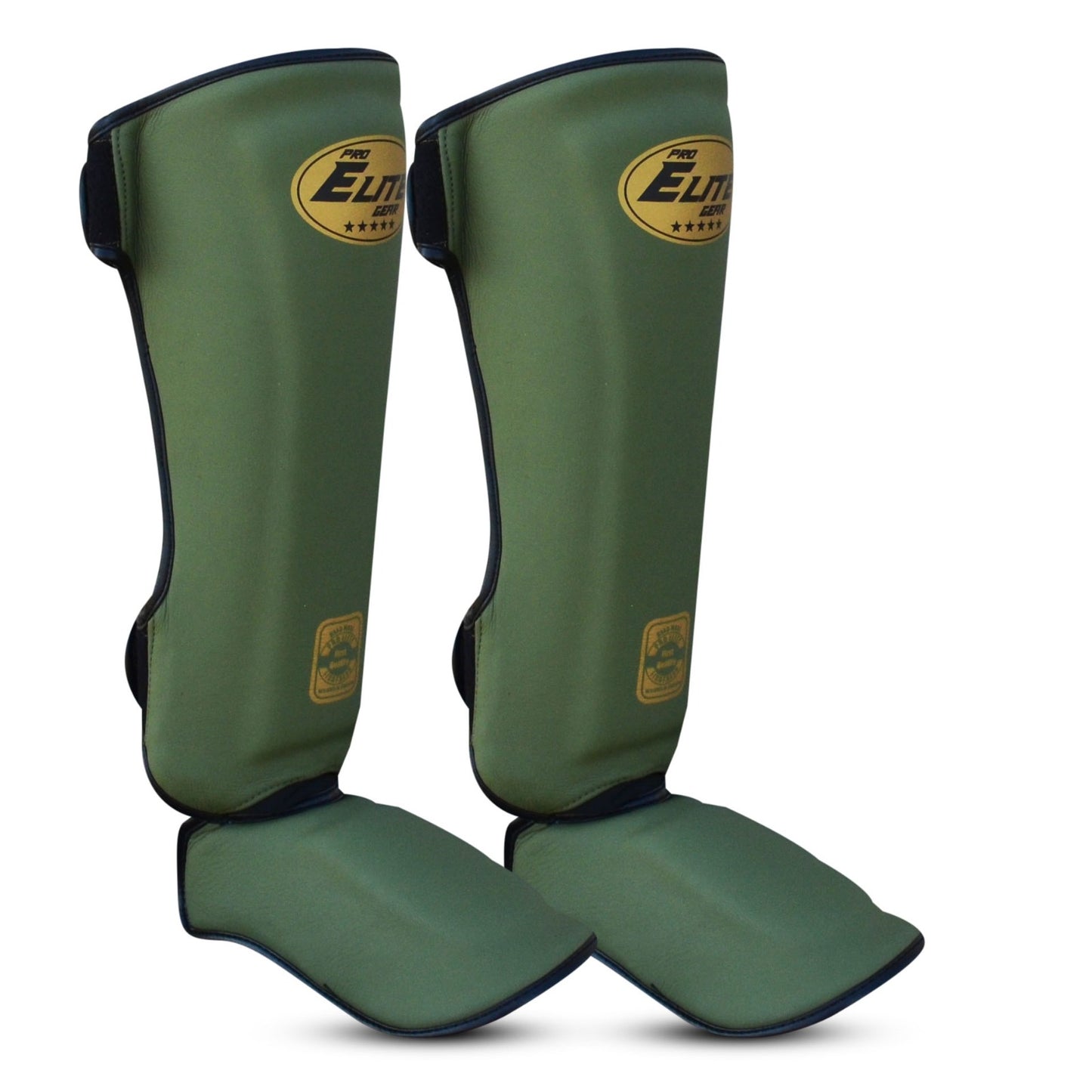 Coban Army Green Shin Guards - Premium Protection