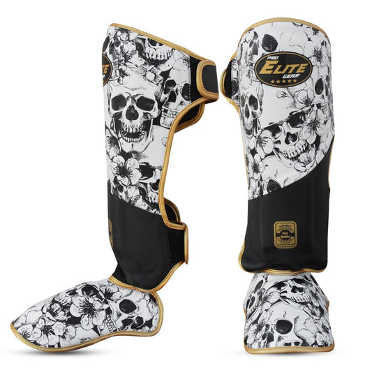 Skull Shinguard White
