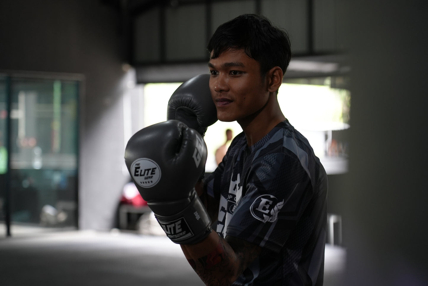 Gel Tech Boxing Gloves Grey