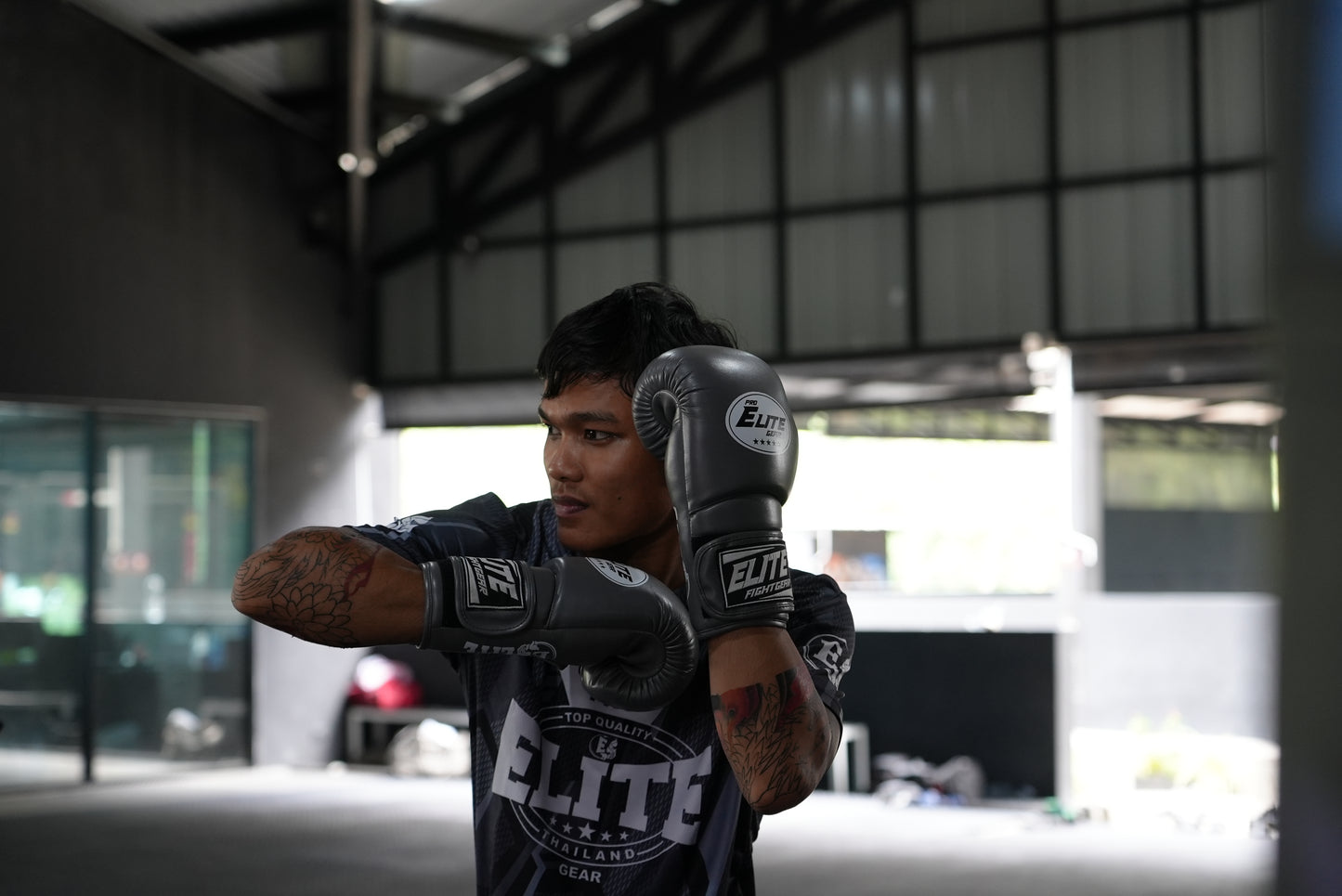 Gel Tech Boxing Gloves Grey