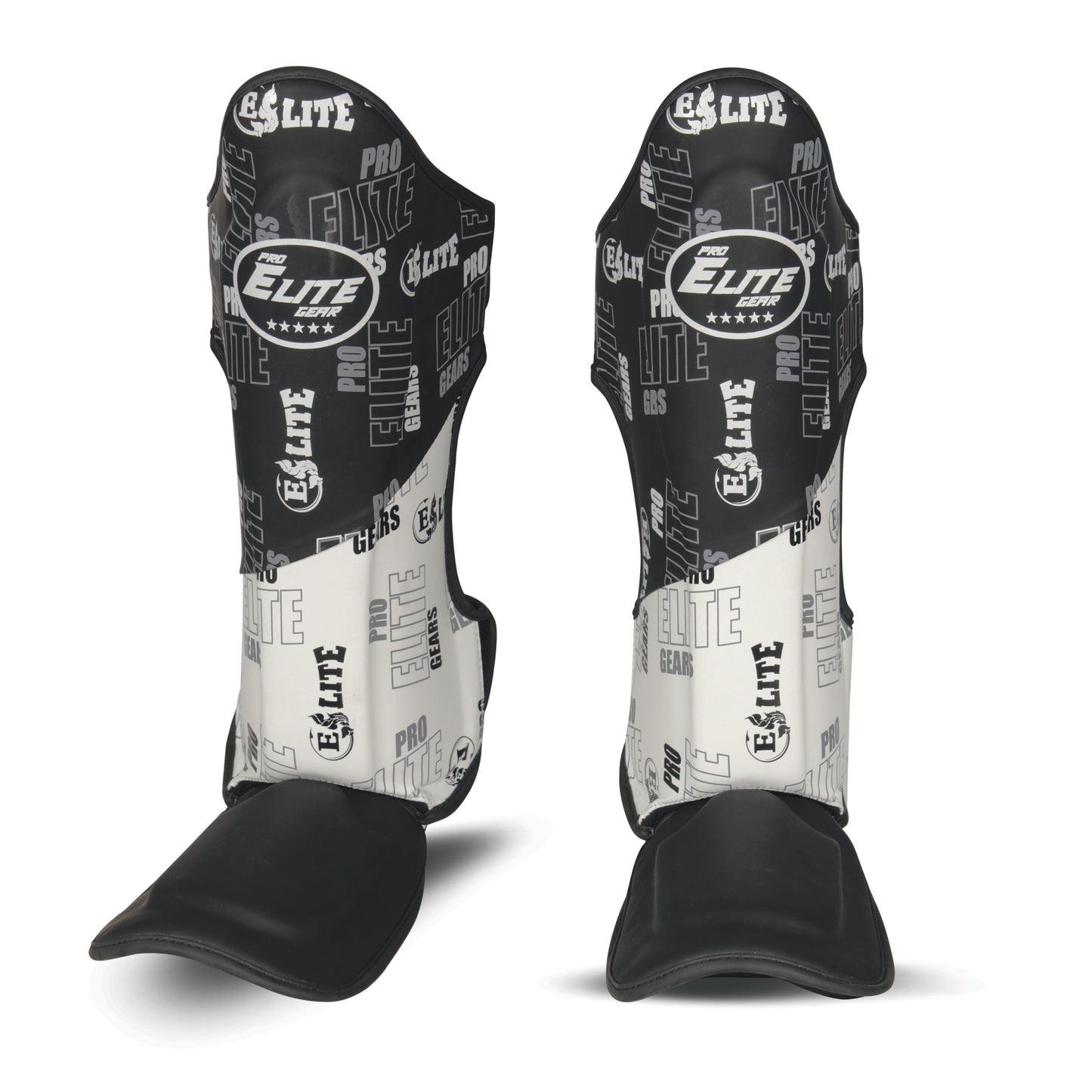 Futuristic 1.0 black/white Shinguards - Premium Protection