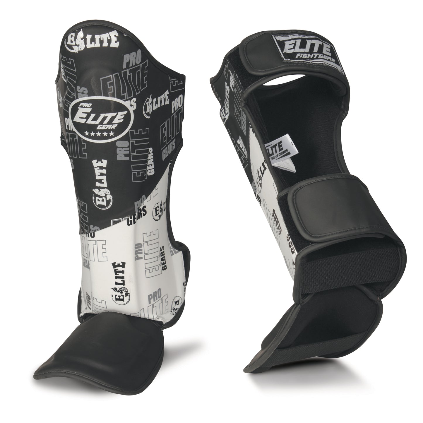 Futuristic 1.0 black/white Shinguards - Premium Protection