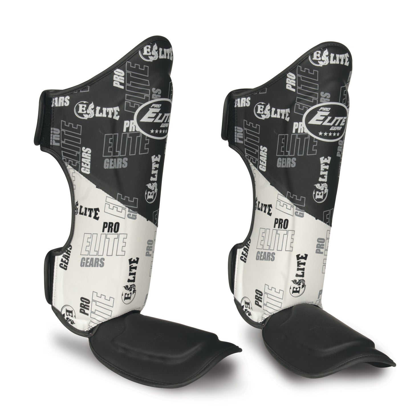 Futuristic 1.0 black/white Shinguards - Premium Protection