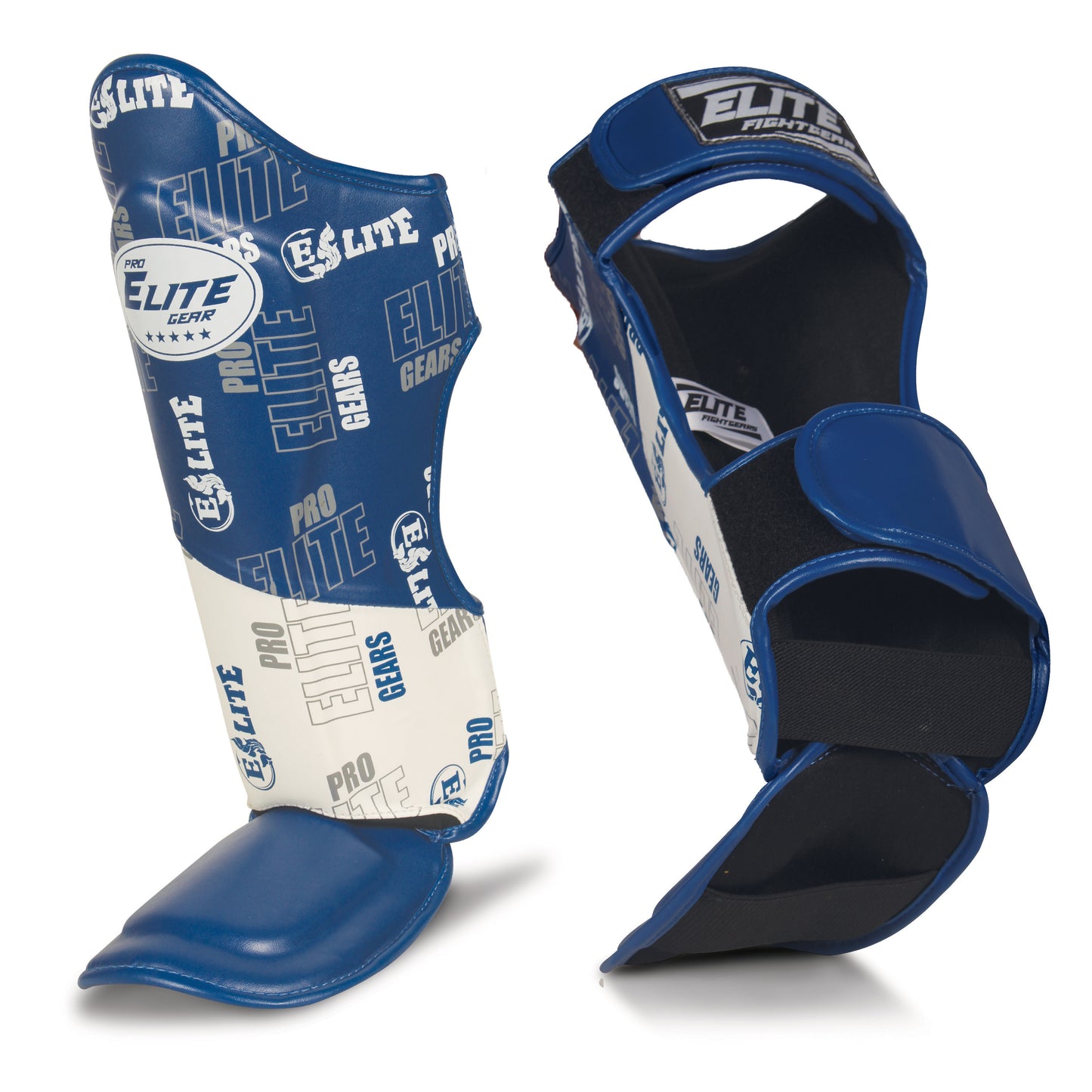 Futuristic 1.0 blue/white Shinguards - Premium Protection