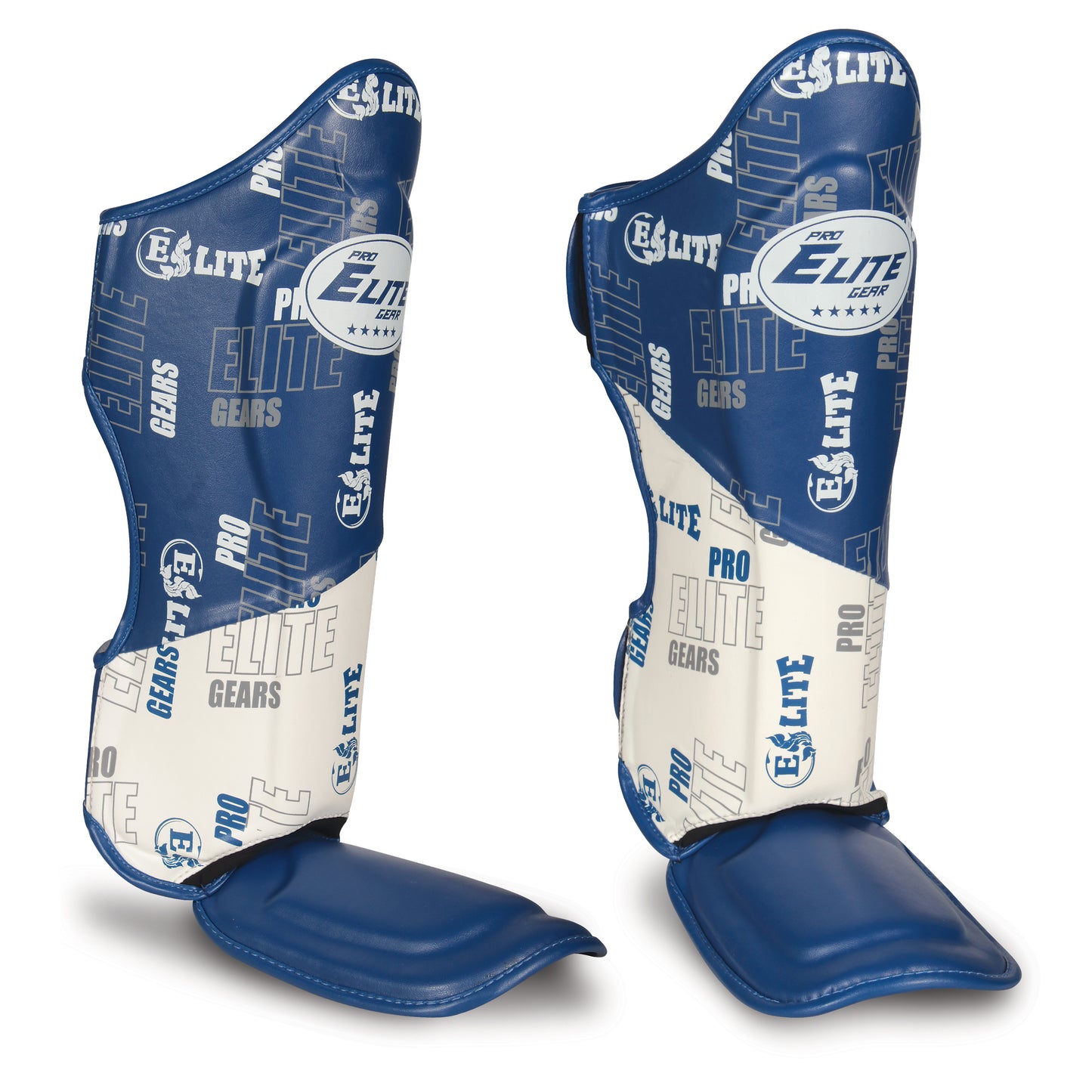 Futuristic 1.0 blue/white Shinguards - Premium Protection