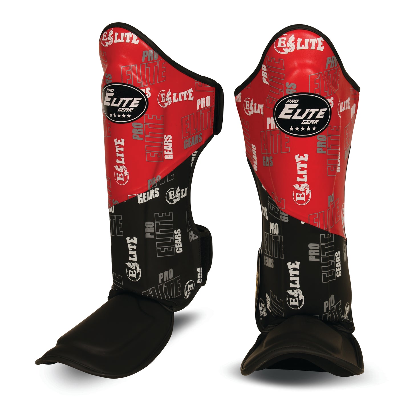 Futuristic 1.0 red/black Shinguards - Premium Protection