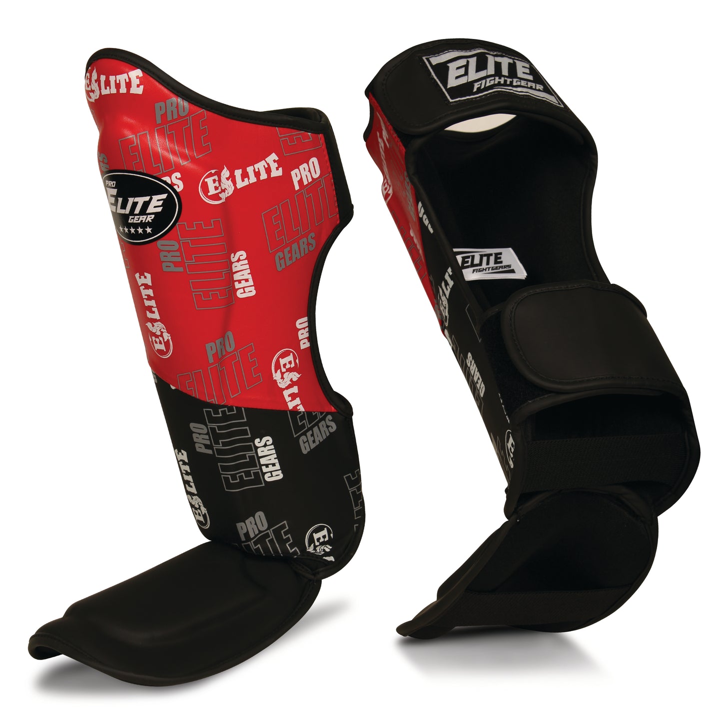 Futuristic 1.0 red/black Shinguards - Premium Protection